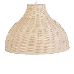 Foto van Beliani millian - hanglamp-beige-rotan