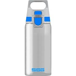 Foto van Sigg drinkfles total clear one 500 ml transparant/blauw