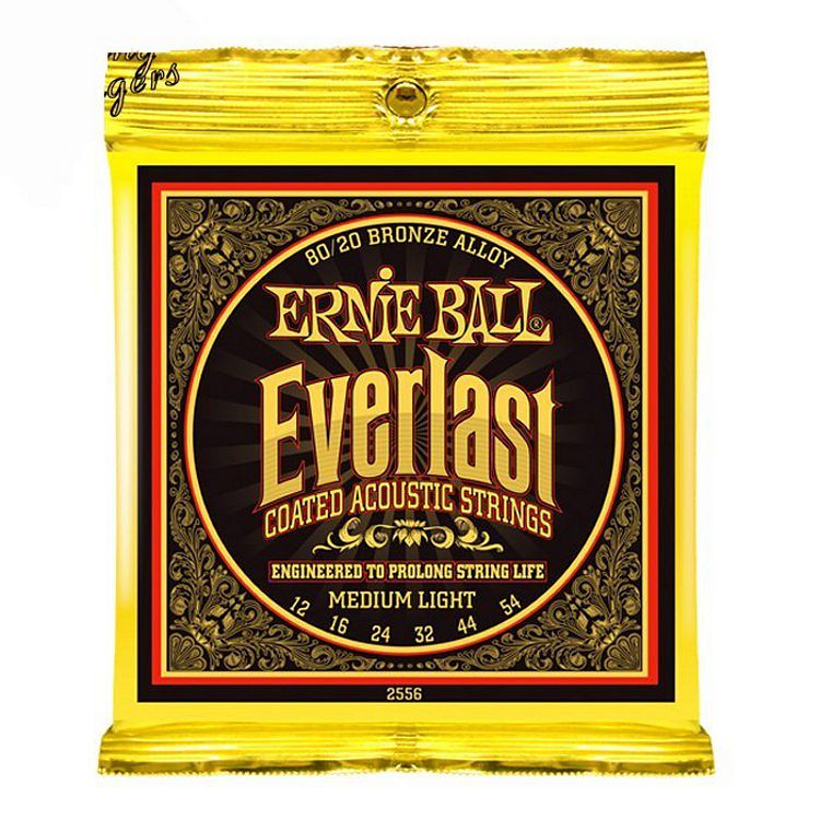 Foto van Ernie ball 2556 everlast coated bronze medium light snarenset