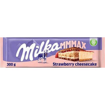 Foto van Milka mmmax chocolade reep cheesecake 300g bij jumbo