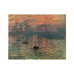 Foto van Claude monet - impression, sonnenaufgang kunstdruk 71x56cm