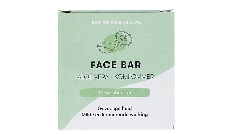 Foto van Shampoo bars facewash bar aloë vera en komkommer