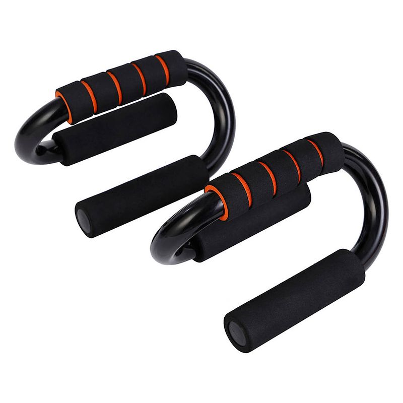 Foto van Push up bars - set van 2 stuks - stevige opdruksteunen voor push ups