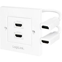 Foto van Logilink ah0015 hdmi adapter [1x hdmi-bus - 2x hdmi-bus] wit