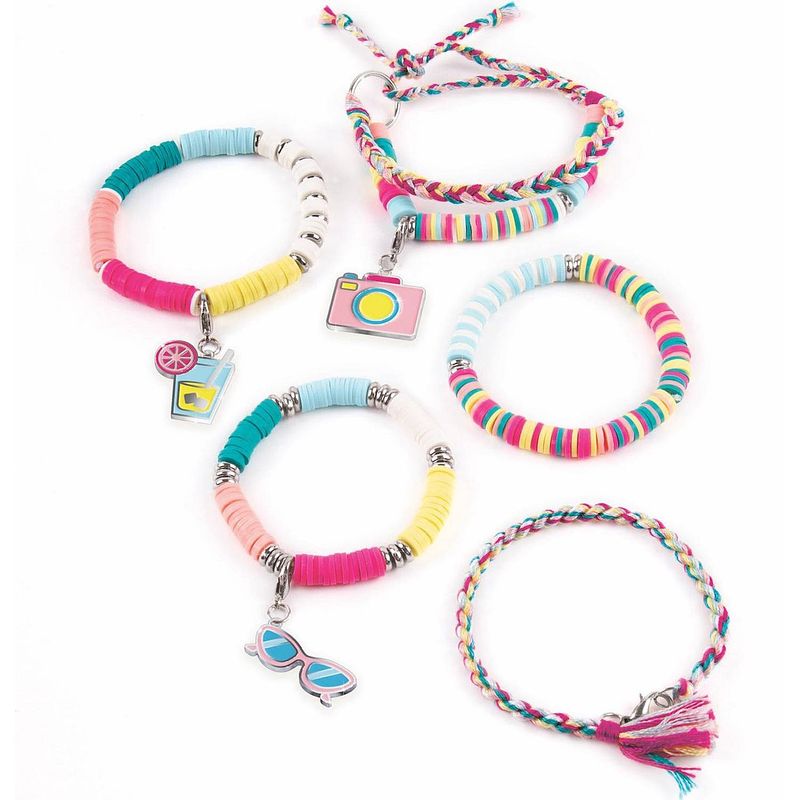 Foto van Make it real bedelarmbanden summer vibes heishi meisjes 528-delig