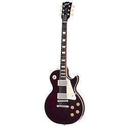 Foto van Gibson original collection les paul standard 50s figured top trans oxblood elektrische gitaar met koffer