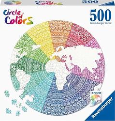 Foto van Ravensburger round puzzle circle of colors mandala