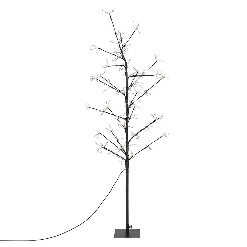 Foto van Led kerstversiering boom 120 cm met 240 warm witte led'ss