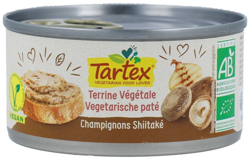 Foto van Tartex vegetarische paté champignons shiitaké