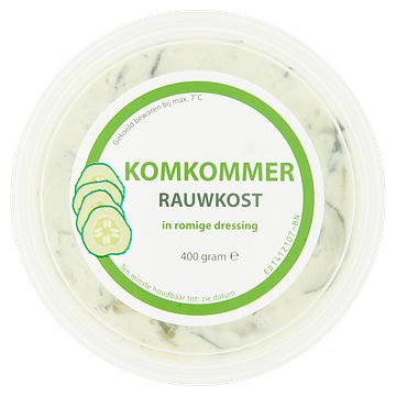 Foto van Komkommer rauwkost in romige dressing 400g bij jumbo