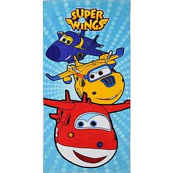 Foto van Super wings 3 hero's - strandlaken - 70 x 140 cm - multi