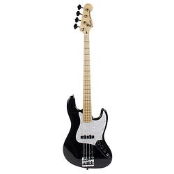 Foto van Fender american geddy lee jazz bass black mn