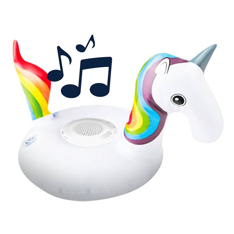 Foto van Blumill opblaasbare speaker - unicorn