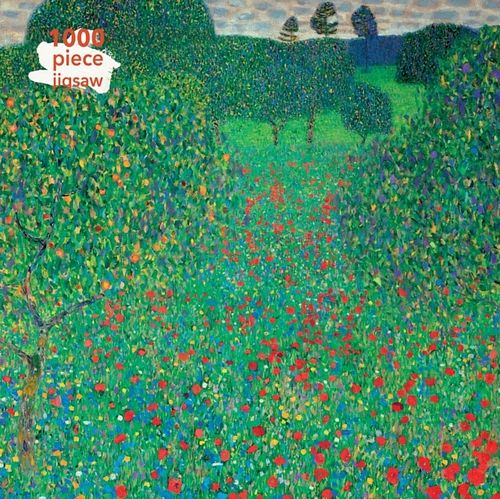 Foto van Adult jigsaw puzzle gustav klimt: poppy field - puzzel;puzzel (9781787558823)