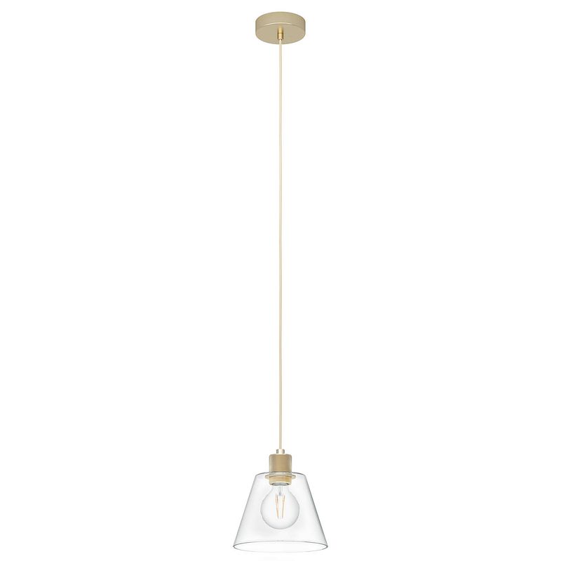 Foto van Eglo copley hanglamp - e27 - ø 20 cm - goud