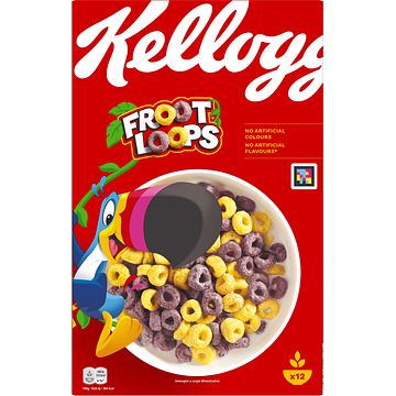 Foto van Kellogg's froot loops 375g bij jumbo