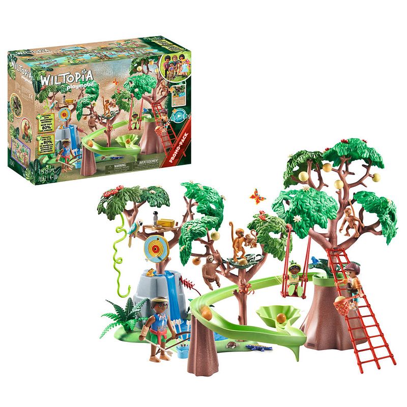 Foto van Playmobil wiltopia tropische jungle speeltuin 71142