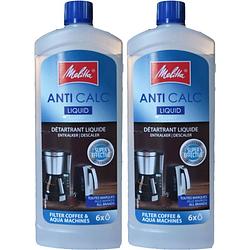 Foto van Melitta anti calc vloeistof - anti kalk vloeistof - ontkalker - 2 stuks