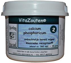 Foto van Vita reform vitazouten nr. 2 calcium phosphoricum 360st