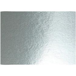 Foto van Packlinq metallic foliekarton. zilver. a4. 210x297 mm. 280 gr. 10 vel/ 1 doos