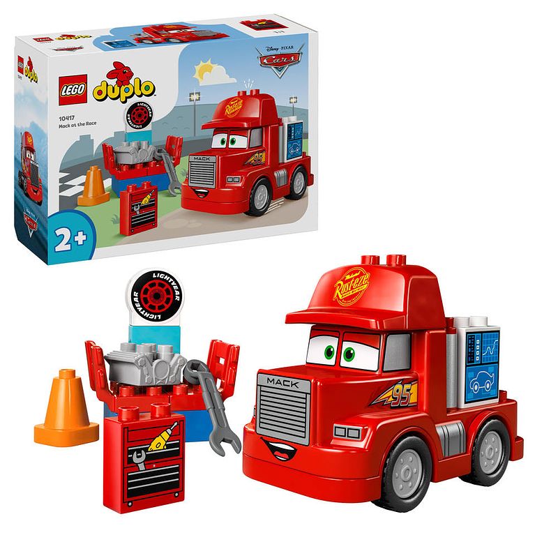 Foto van Lego duplo disney cars mack bij de race 10417