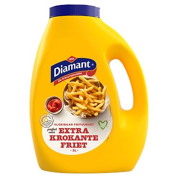 Foto van Diamant frituurolie extra krokante friet 3l bij jumbo