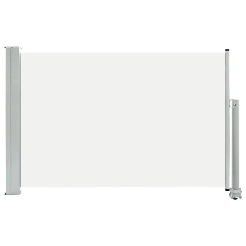 Foto van The living store zijscherm - polyester - 60 x 0-300 cm - automatische terugrolfunctie