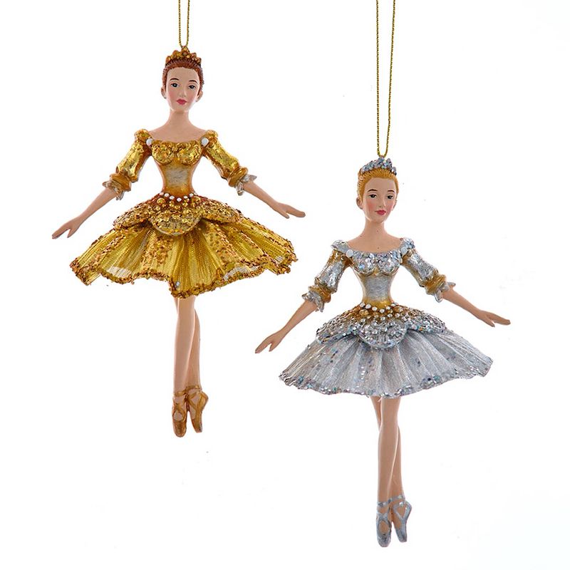 Foto van Kurt s. adler - ornament plastic ballerina l13cm