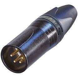 Foto van Neutrik nc4mxx-b xlr-connector stekker, recht aantal polen: 4 zwart 1 stuk(s)