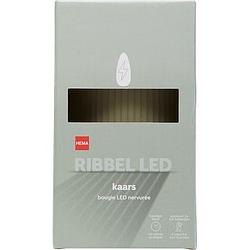 Foto van Hema led kaars 7,5x12,5 licht groen bij jumbo