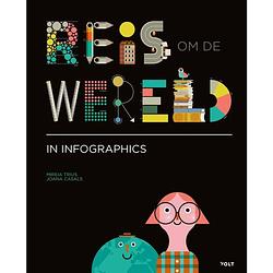 Foto van Reis om de wereld in infographics