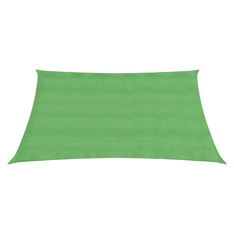 Foto van The living store schaduwdoek - hdpe - 3.6 x 3.6 m - lichtgroen