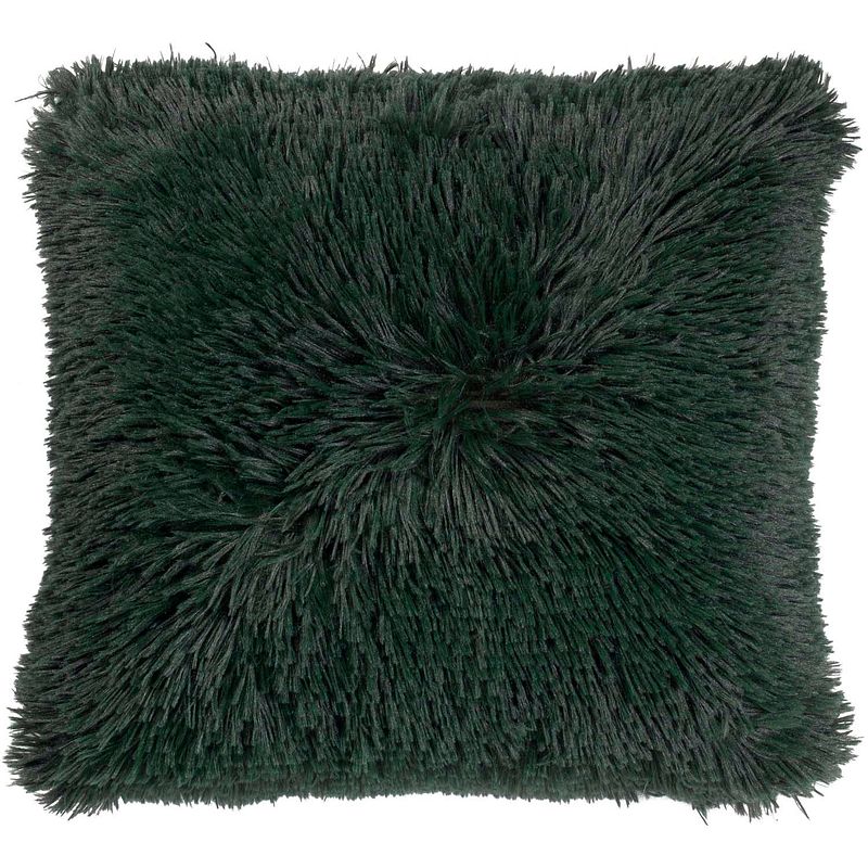 Foto van Dutch decor fluffy - sierkussen unikleur mountain view 45x45 cm - groen - groen