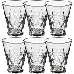 Foto van Set van 6x stuks tumbler glazen carmela 340 ml van glas - drinkglazen