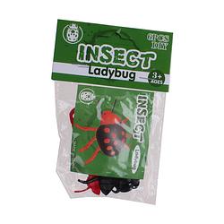 Foto van Lg-imports fopartikel lieveheersbeestje 7 cm rood/zwart