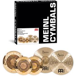 Foto van Meinl b15182021 byzance assorted cymbal set bekkenset 14-18-20-21