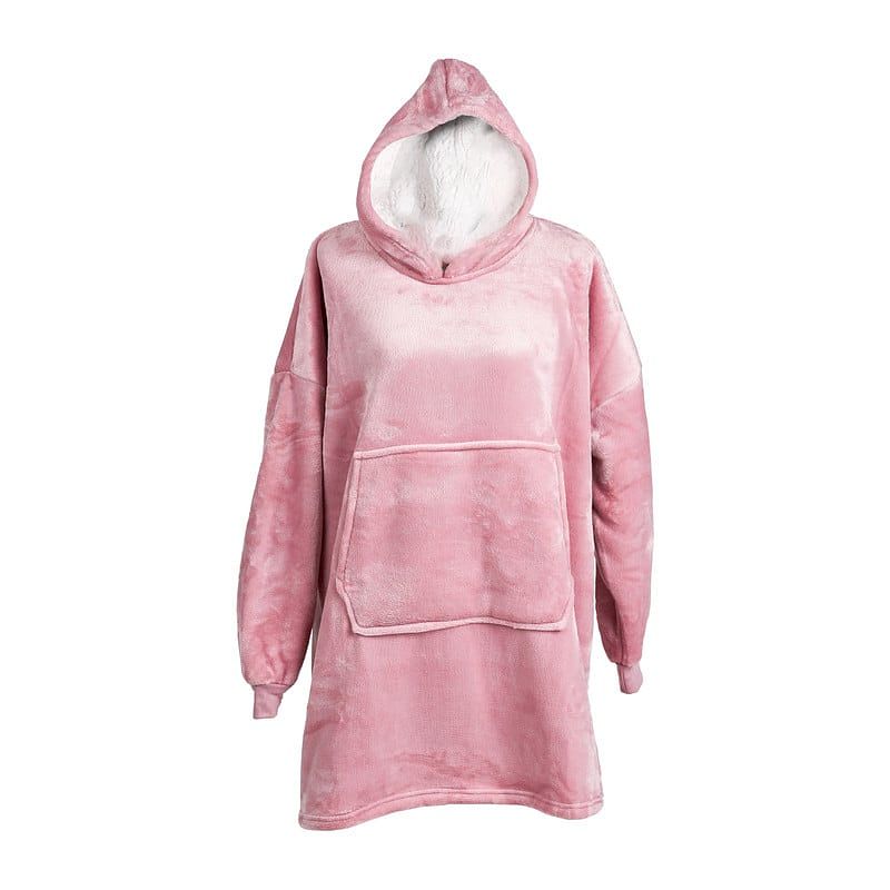 Foto van Oversized hoodie - roze - one size