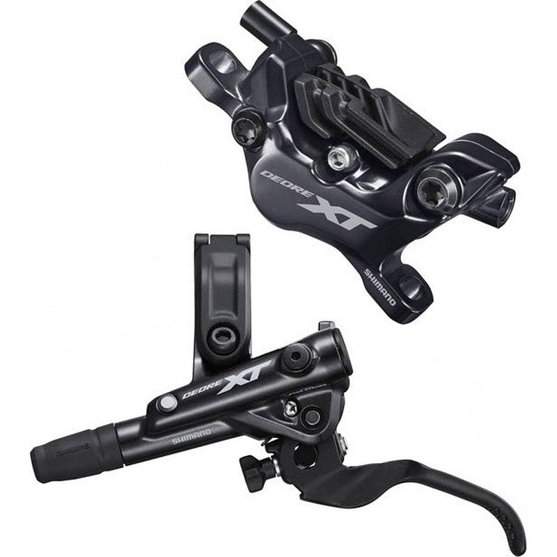 Foto van Shimano xt schijfremset links voorrem m8120 100cm