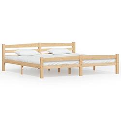 Foto van Vidaxl bedframe massief grenenhout 200x200 cm