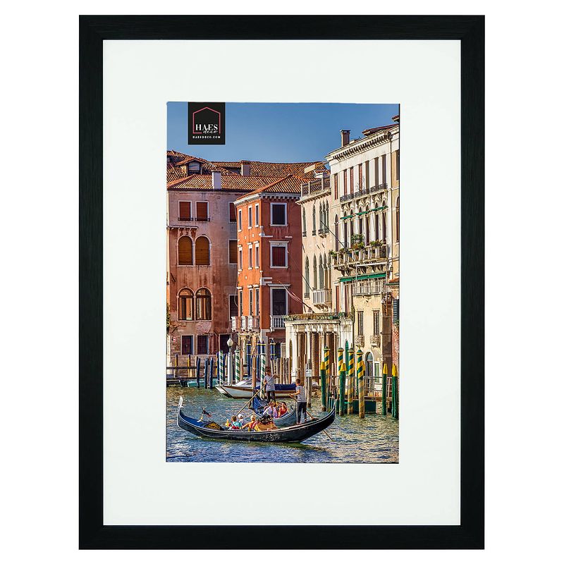 Foto van Haes deco - houten fotolijst venezia zwart 20x30 of 30x40 -sp12940