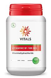 Foto van Vitals vitamine b1 100mg capsules