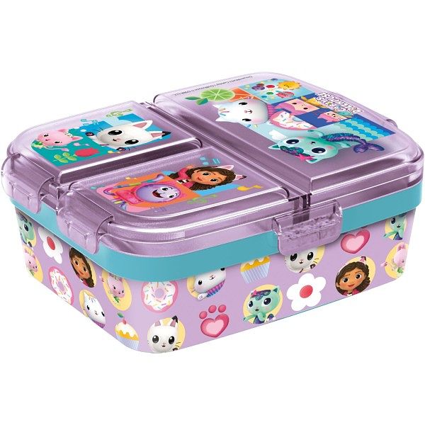 Foto van Gabby's dollhouse multi compartment lunchbox