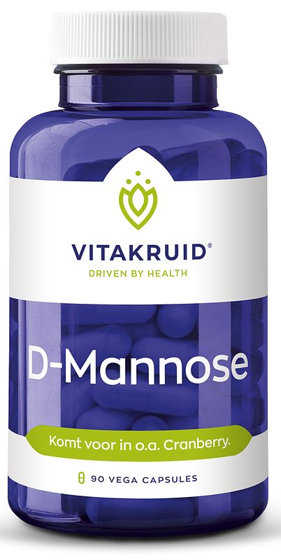 Foto van Vitakruid d-mannose 500 capsules