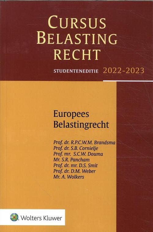 Foto van Cursus belastingrecht europees belastingrecht - paperback (9789013168044)