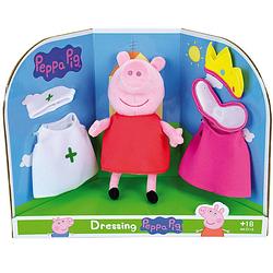 Foto van Peppa pig verkleedknuffel fee en dokter - 20 cm - verkleedpop