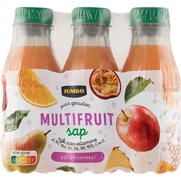 Foto van Jumbo multifruitsap fles 6 x 330ml