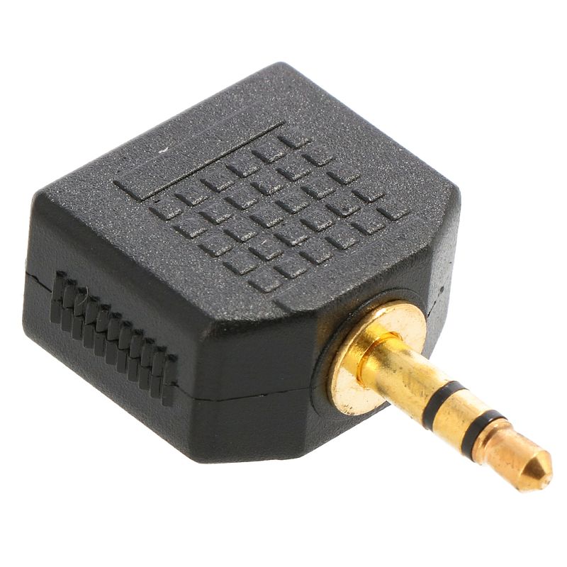 Foto van Devine ada150 adapter 2x 3.5mm jack female - 3.5mm jack stereo male