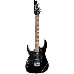 Foto van Ibanez grgm21l black night 3/4 linkshandige elektrische gitaar