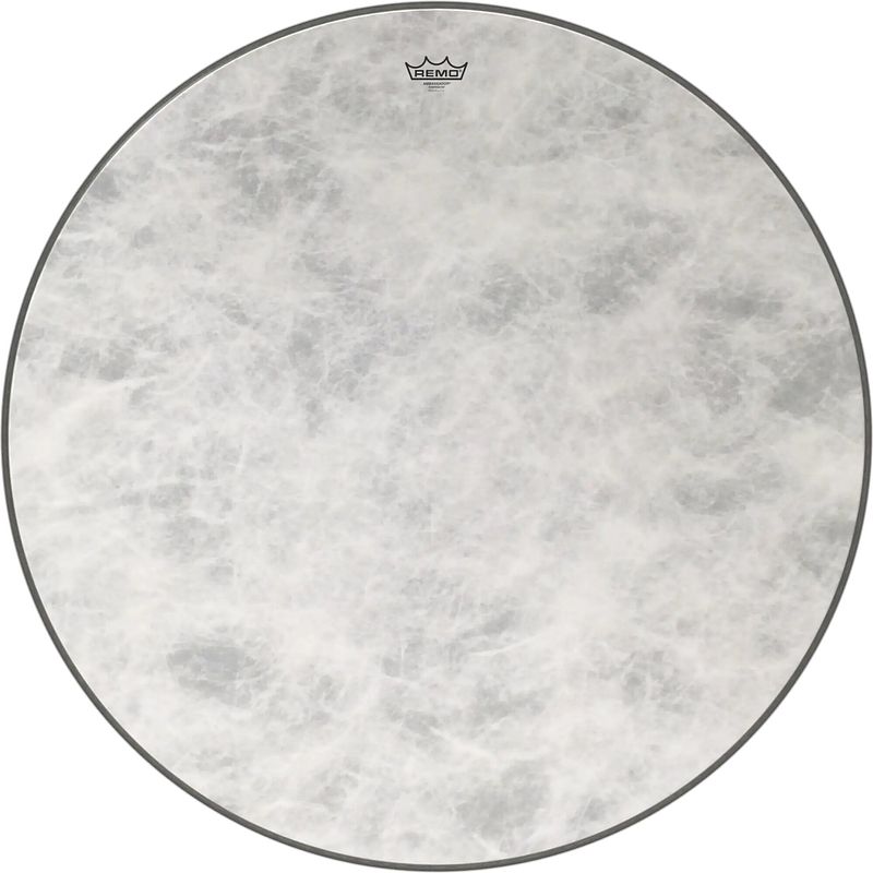 Foto van Remo fa-1534-00 ambassador fiberskyn 3 bass drum 34 inch concert/marching bassdrumvel