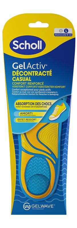 Foto van Scholl gel active decontracte casual inlegzool l